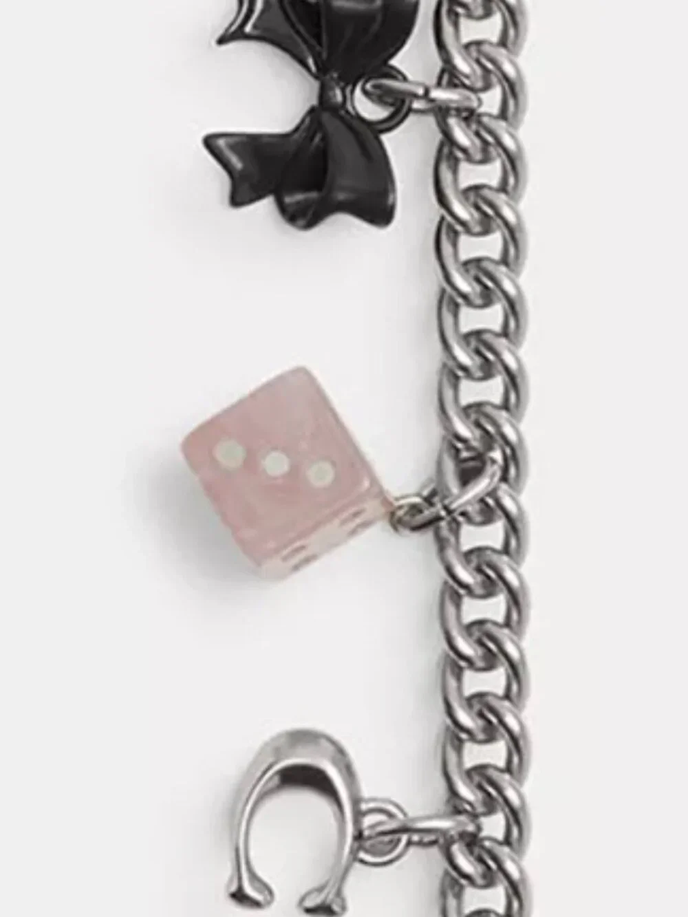Motif Chain Bag Charm/crossbody extender  #CZ633. NWTs